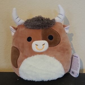 Squishmallows Shep the Bull Plush Stuffed Animal 9" NWT